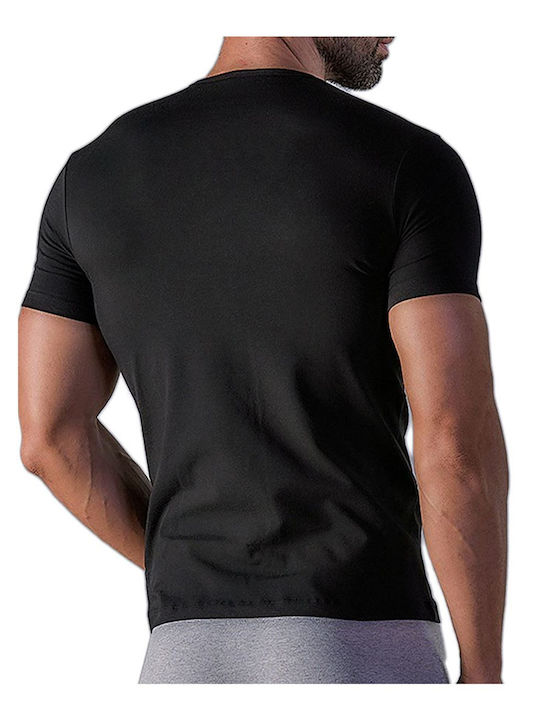 FMS Men's Short Sleeve Undershirt Black