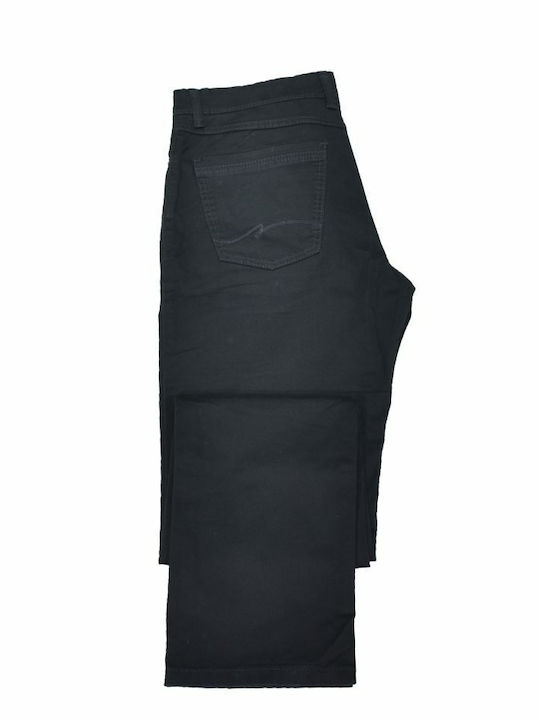 Παντελόνι Chino Ελαστικό σε Slim Εφαρμογή Μαύρο