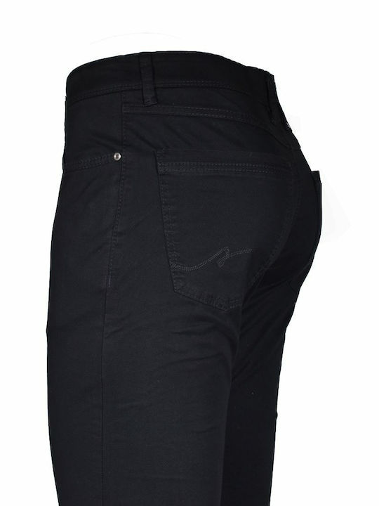Παντελόνι Chino Ελαστικό σε Slim Εφαρμογή Μαύρο