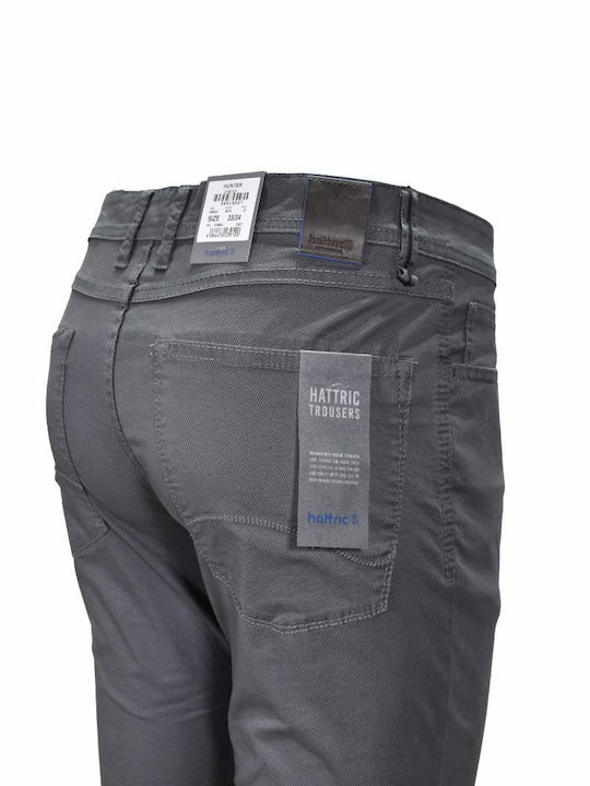 Trousers Elastic in Slim Fit Gray