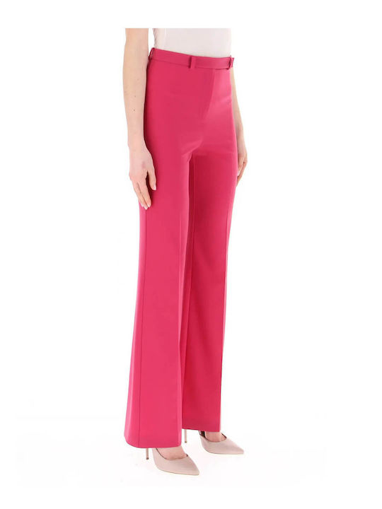 Patrizia Pepe Women's Fabric Trousers Pink