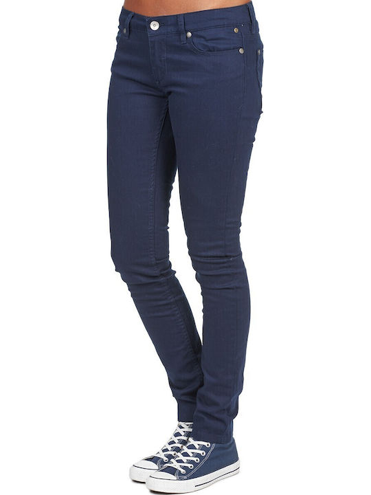 Damen Stoff Hose Blau