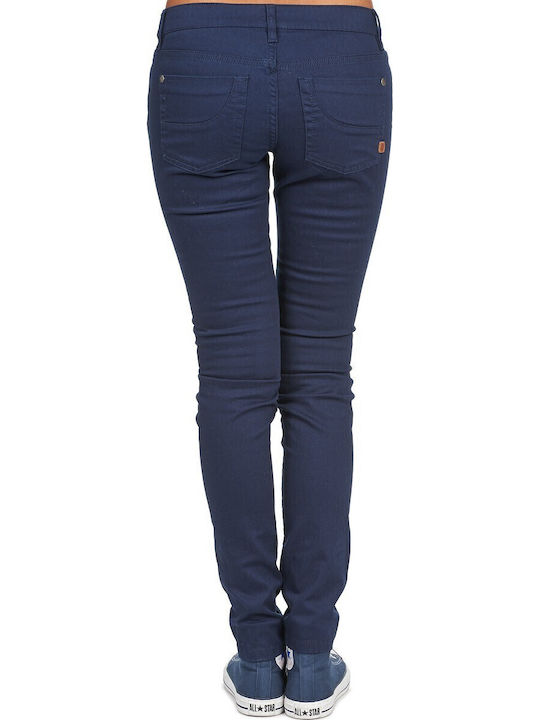 Damen Stoff Hose Blau