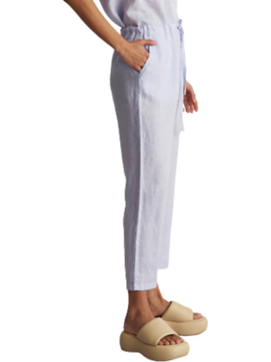 Women's Linen Trousers Black