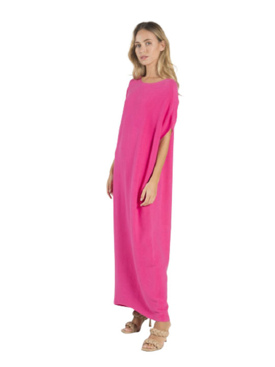 Sommer Maxi Kleid Rosa