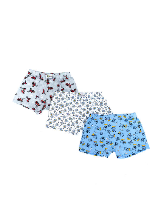 Jokers Kids' Set with Boxers White 6pcs