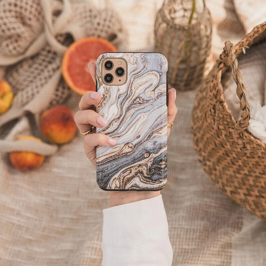 Burga Fashion Tough Back Cover Plastic Gri (iPhone 14 Plus)