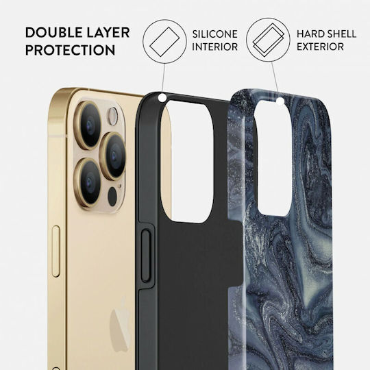 Burga Fashion Tough Back Cover Πλαστικό / Σιλικόνης Navy Μπλε (iPhone 13 Pro)
