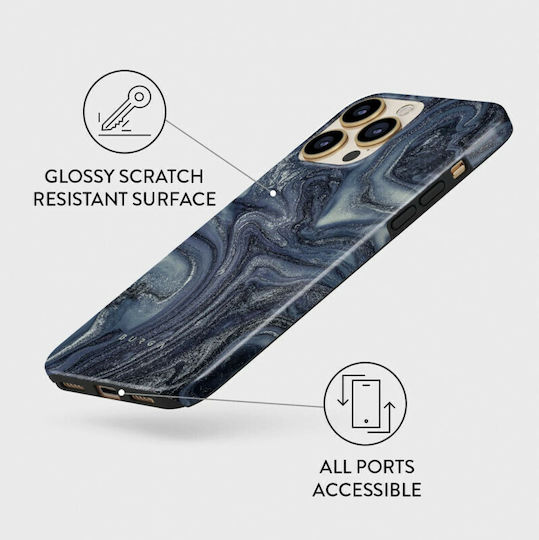 Burga Fashion Tough Back Cover Πλαστικό / Σιλικόνης Navy Μπλε (iPhone 13 Pro)