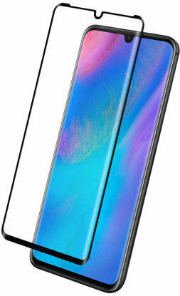 5D Закалено стъкло за цялото лице Черен (Huawei P30 Pro)