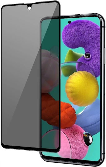 5D Поверителност Закалено стъкло за цялото лице Черен (Galaxy A53)