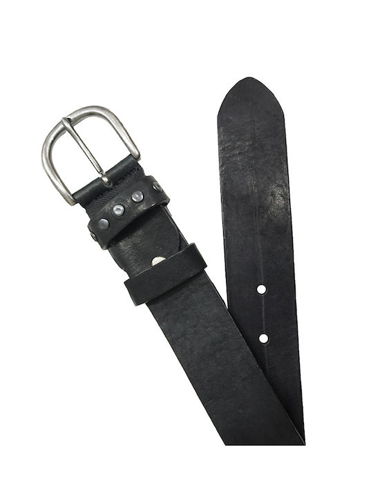 Men's Leather Belt Black