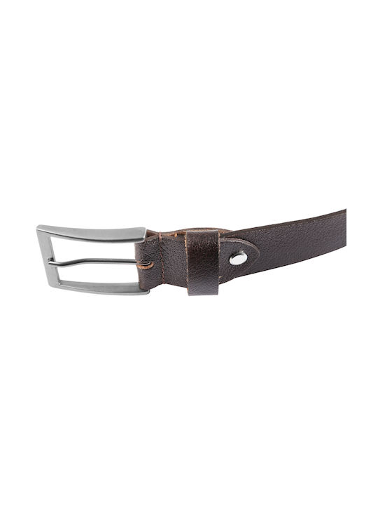 Men's Leather Belt Brown