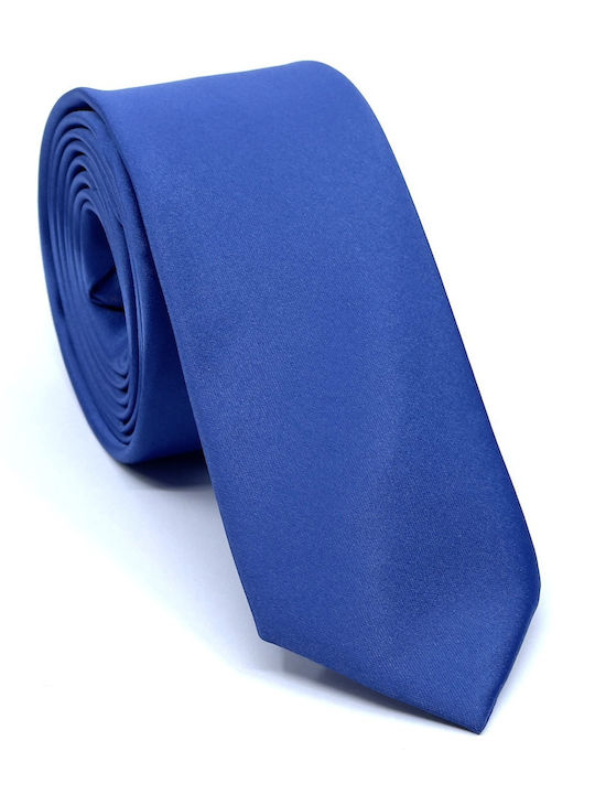 Men's Tie Set Monochrome in Blue Color