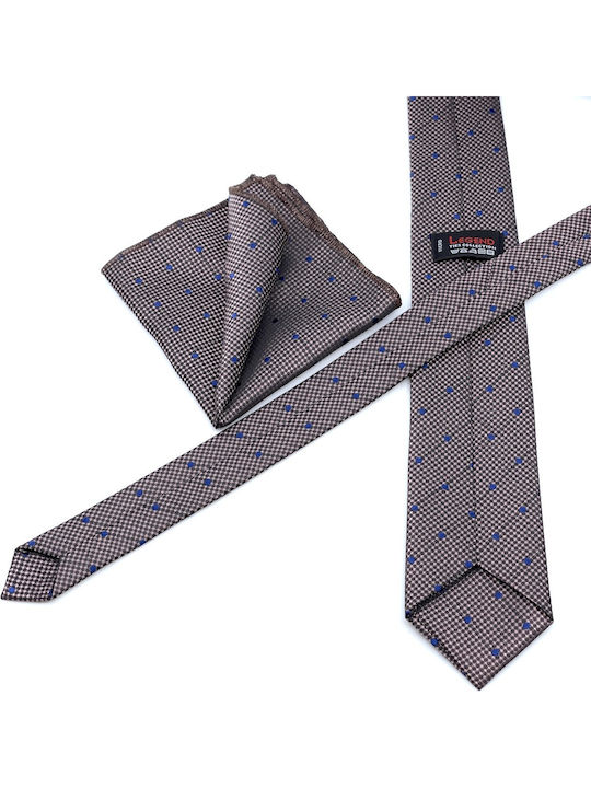 Men's Tie Set Printed Blue