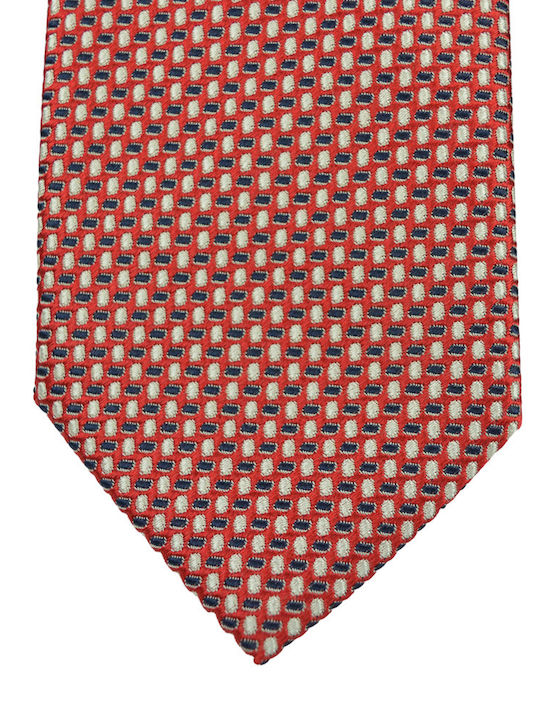 Silk Men's Tie Printed Red