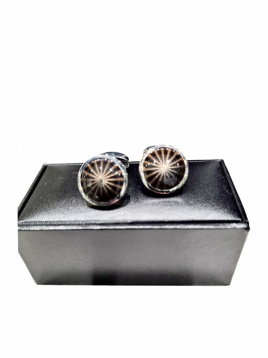 Cufflinks of Steel Black