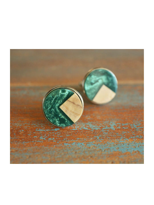 Ritini Cufflinks of Steel Green