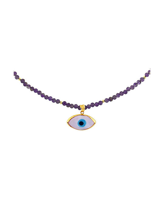 Necklace Eye from Gold 14K