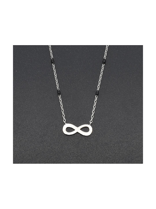 Necklace Infinity from Silver