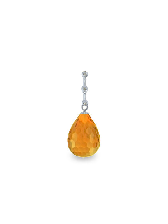 Charm aus Gold 18k mit Diamant & Zirkon