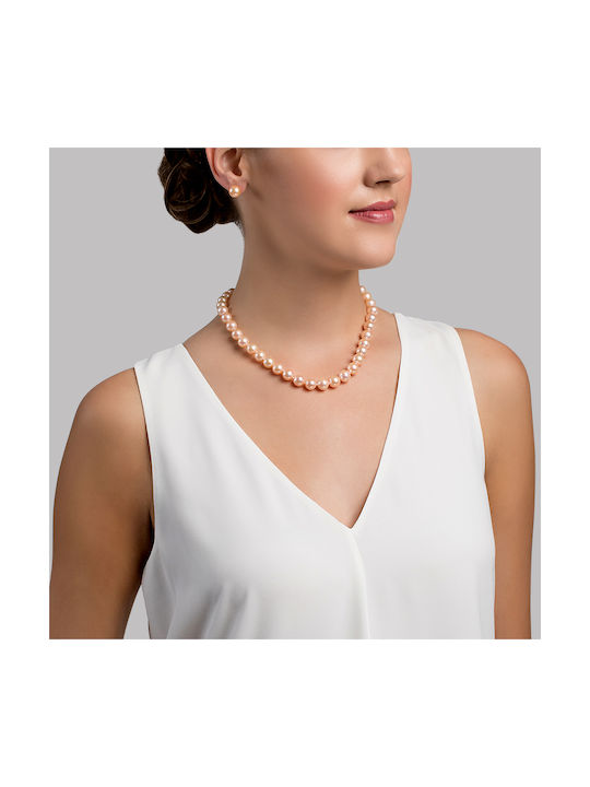 Necklace from Gold 18k with Pearls