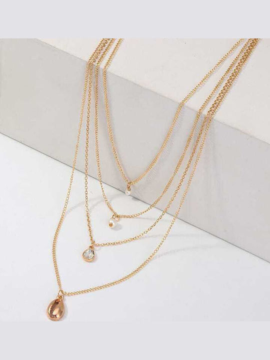 Pearl's Garden Charm Vergoldet mit Perlen