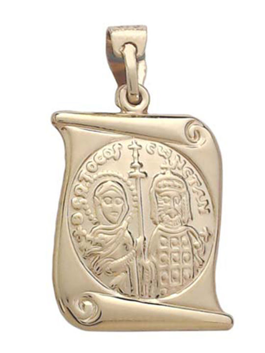 Goldjewels Hängende Charms Talisman aus 14K Gold