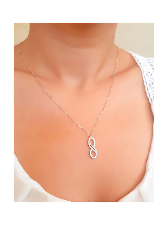 Necklace Infinity from Gold 9 K