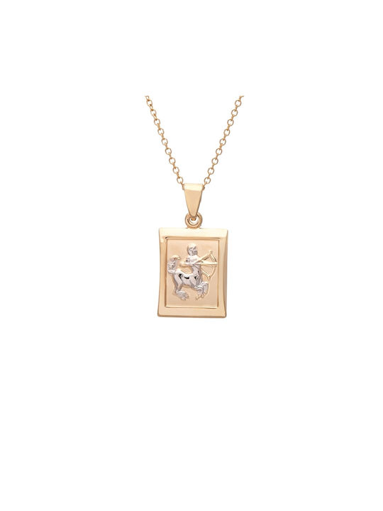 Necklace Zodiac Sign from Gold 14K