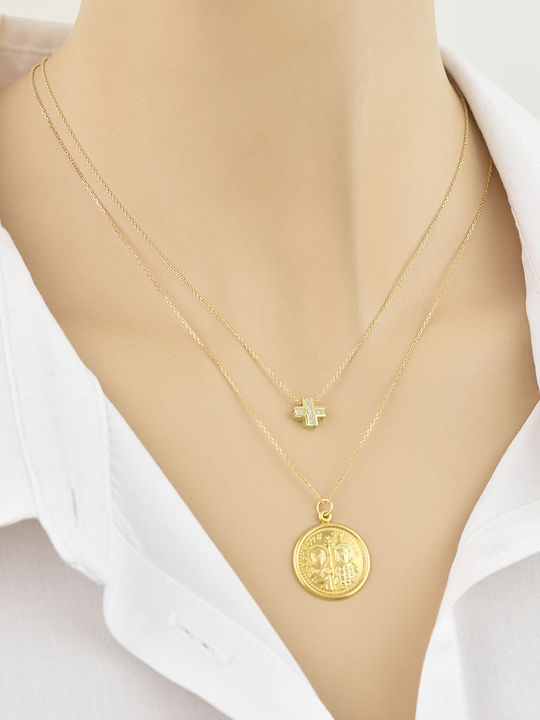 Goldjewels Charm Halskette aus 9K Gold