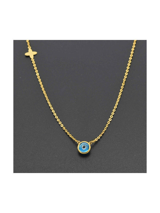 Necklace Eye from Gold 14K