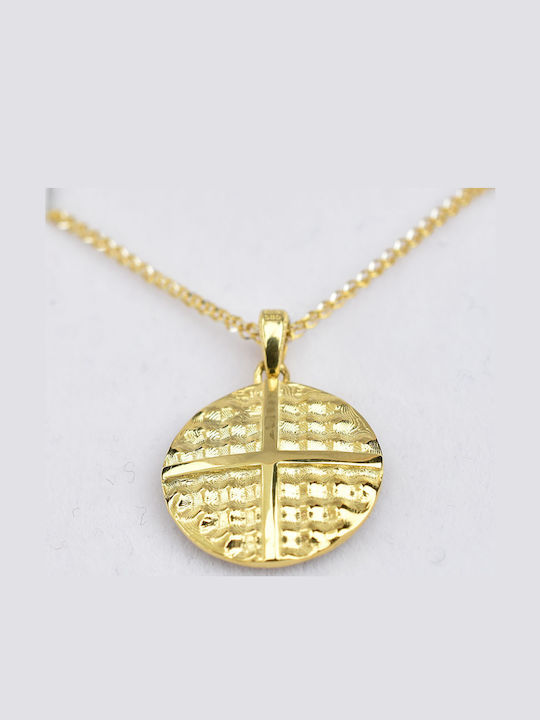 Goldjewels Charm Amulett Konstantin aus Gold 14K mit Zirkon