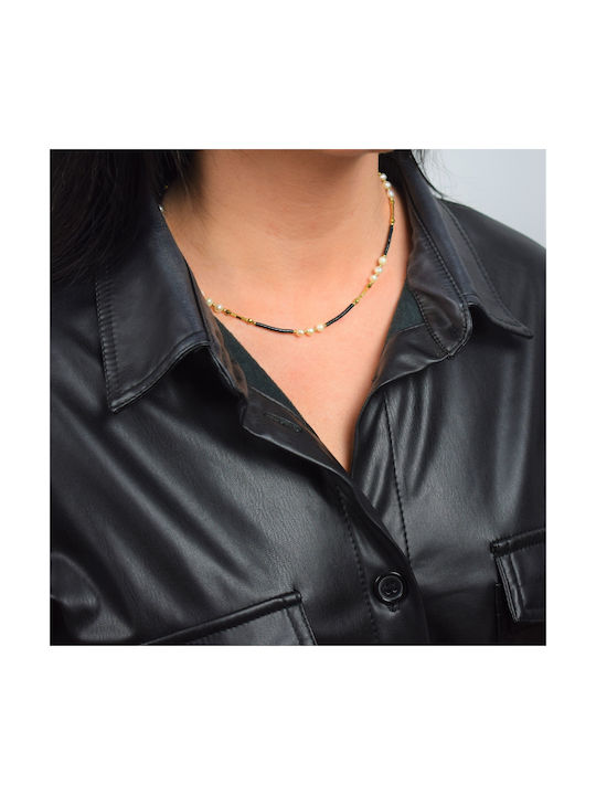 Bohm Necklace from Gold Plated Steel