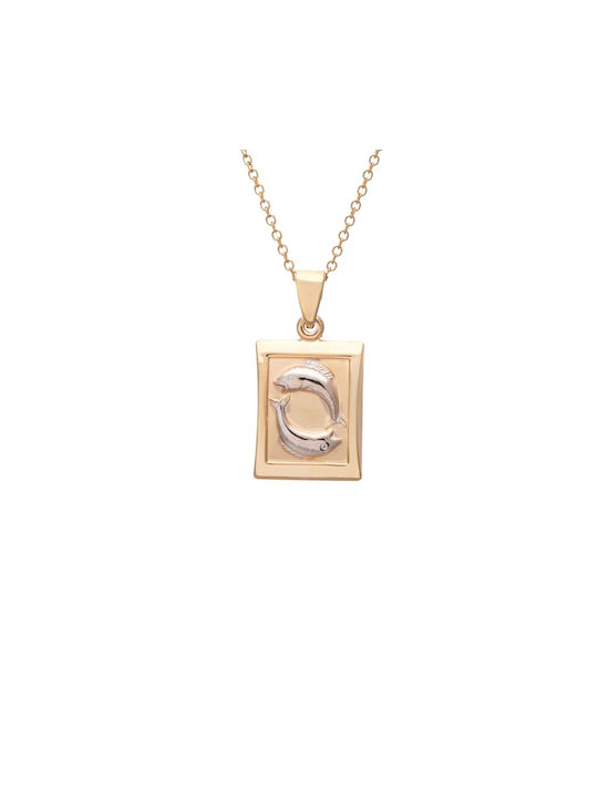 Colier Semnul zodiacal din Aur 14K