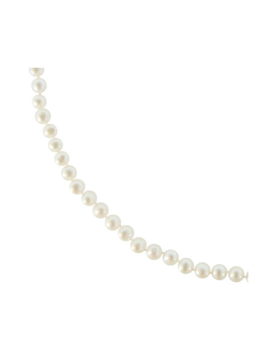 Necklace from Silver with Pearls