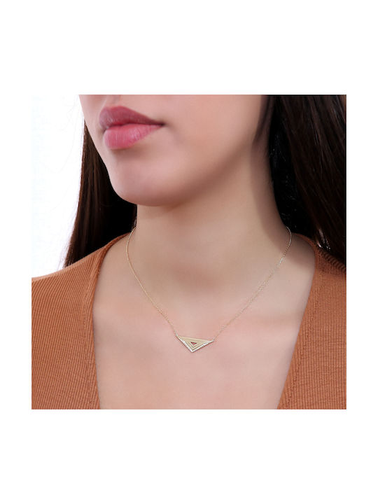 Necklace from Gold 14K with Diamond