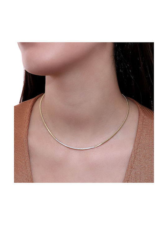 Necklace from Gold 14K with Diamond