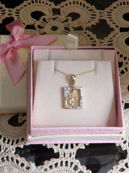 Virgin Mary from Gold 14K