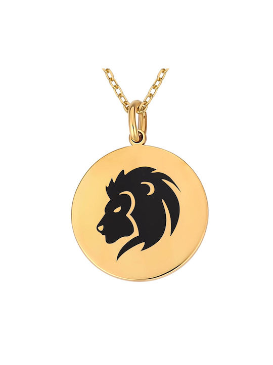 Necklace Zodiac Sign from Gold Plated Silver