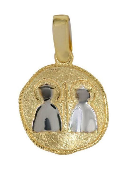 Vitopoulos Halskette Konstantin Amulett aus Gold 14K