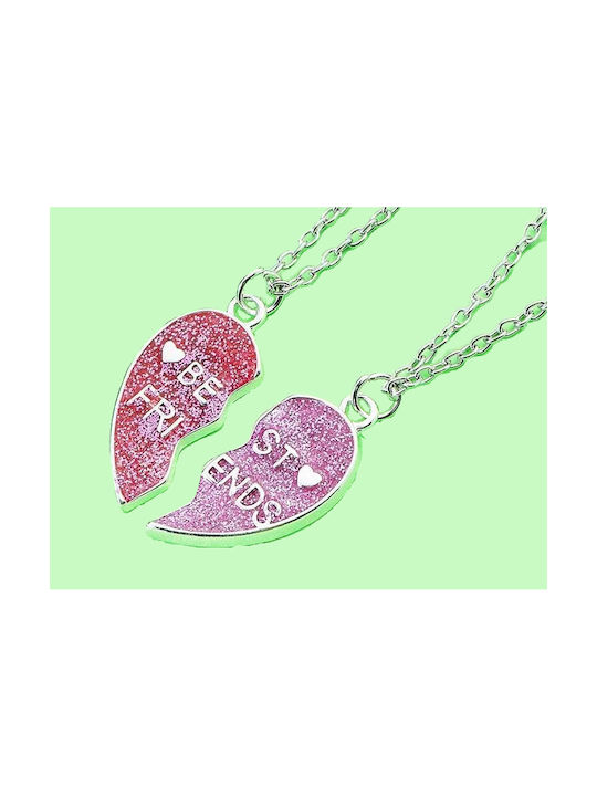 Necklace with design Heart from Silver