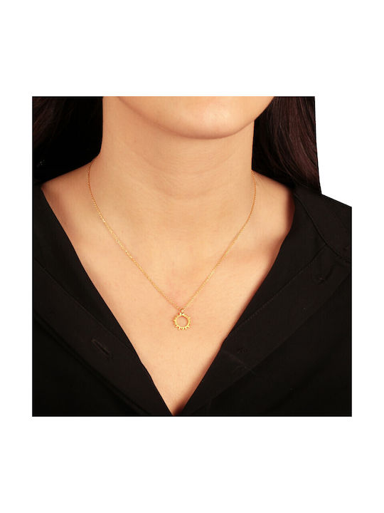 Necklace from Gold Plated Silver