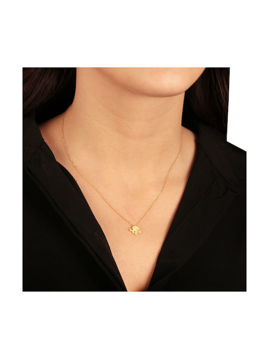 Necklace from Gold Plated Silver