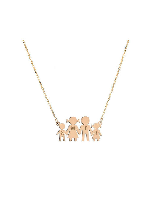 Goldsmith Necklace Family from Gold Plated Silver