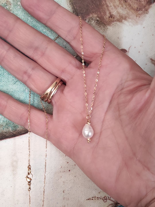 The Art of Beading Колиета Тройно от Златно Стомана