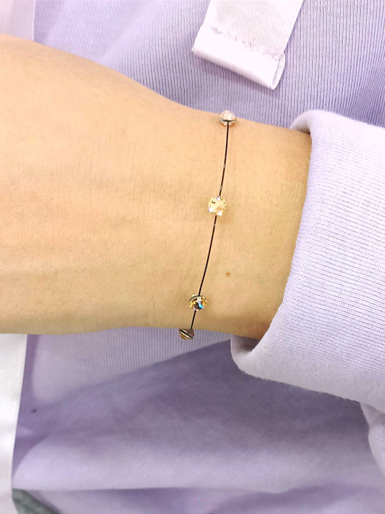 Athinodorou Handmade Γυναικείο Βραχιόλι από Ατσάλι