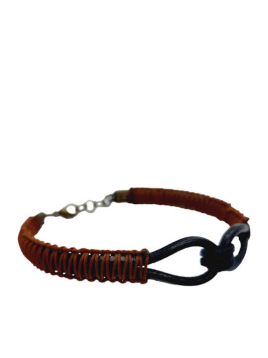 Kymi Bracelet Macrame made of Leather