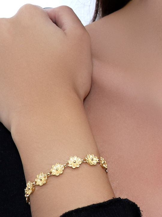 Bracelet made of Silver Gold Plated