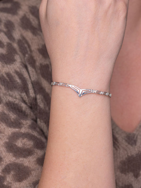 Damen Armband Kette aus Silber